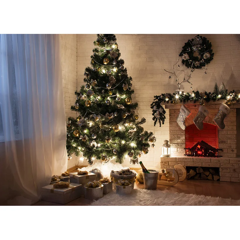 ZHISUXI-Fondo de Navidad para fotografía, telón de árbol de Navidad, muñeco de nieve, accesorios de estudio fotográfico, ZLSY-61