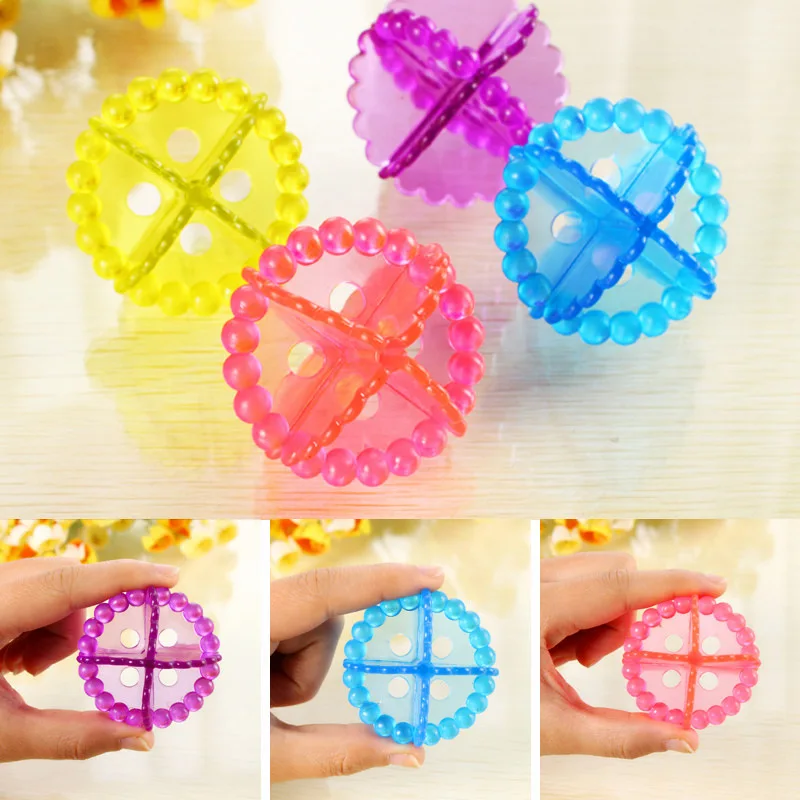 5Pcs/lot Washing Machine Ball Free Shipping Wash Laundry Dryer Fabric Soften Helper Cleaner Magic  Laundry Ball