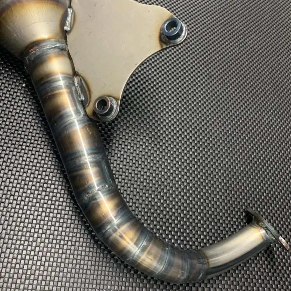 BWS100 Exhaust Pipe 100-125cc 4VP 100cc 125cc Muffler Racing Tuning Upgrade 4VP Engine Parts