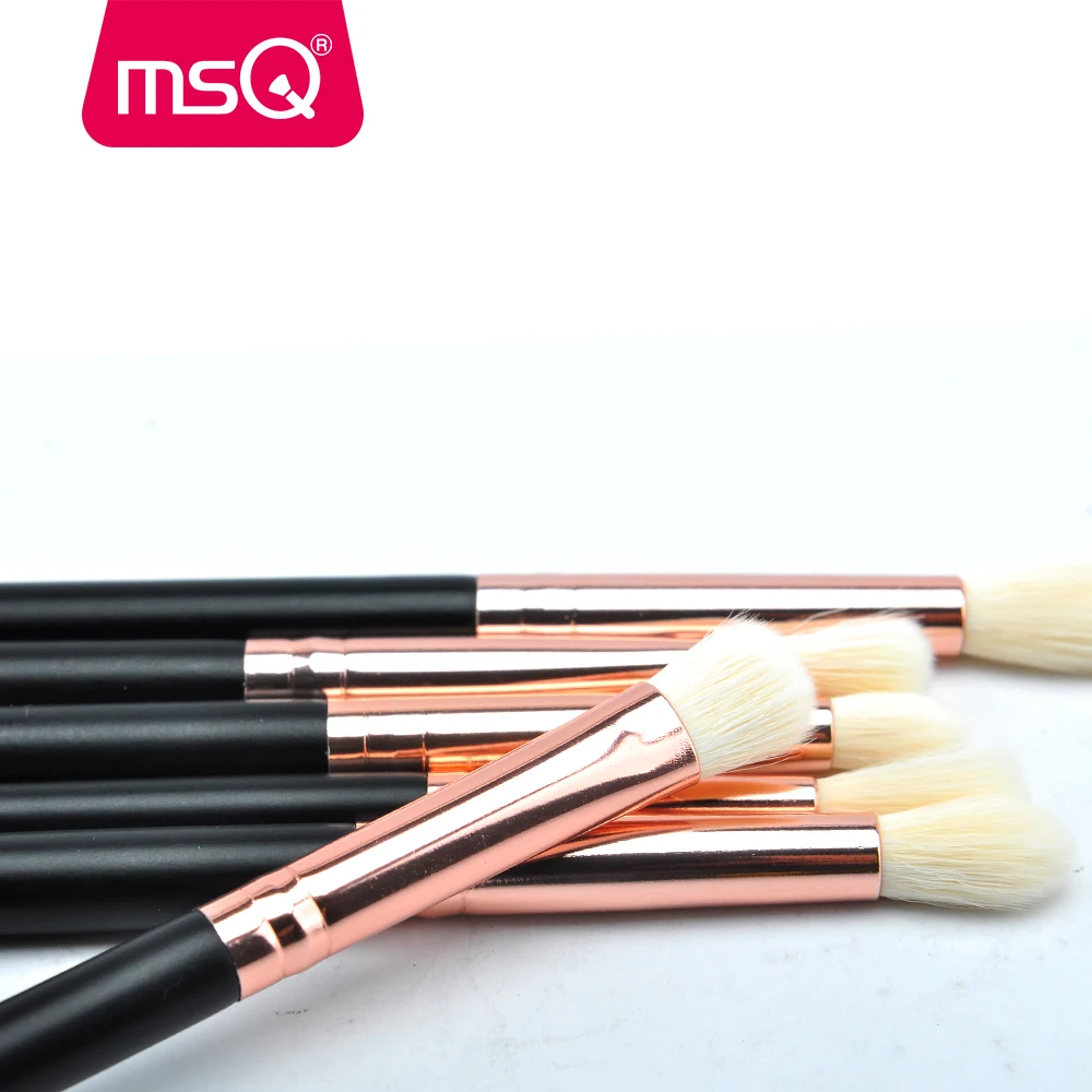 MSQ 6pcs Makeup Brushes Set Eyeshadow Blending Pencil Make Up Brush Bristles Cosmetics Tools Soft Synthetic Hair Brush