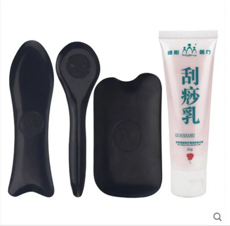 

Body massager blackwater horn scrapping plate 4 times square fish massage cone scrapping Acupuncture and massage to relax