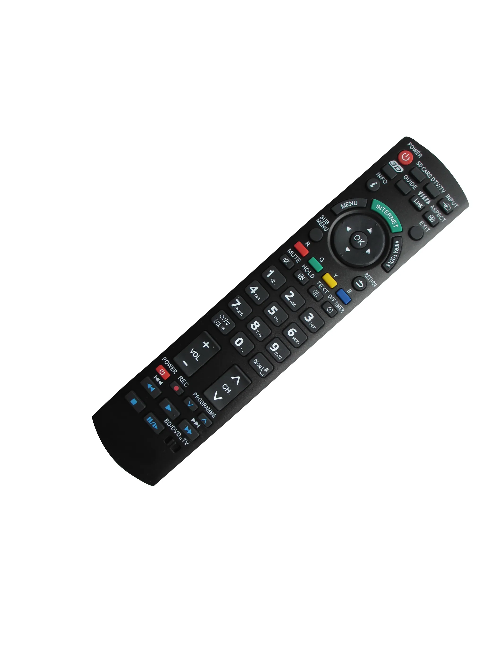 Пульт дистанционного управления для телевизора Panasonic N2QAYB000116 TH-42PV700 TH-50PV700 TH-50PY700 TH-65PY700 TX-32LX700 TX-R32LX700 LCD HDTV