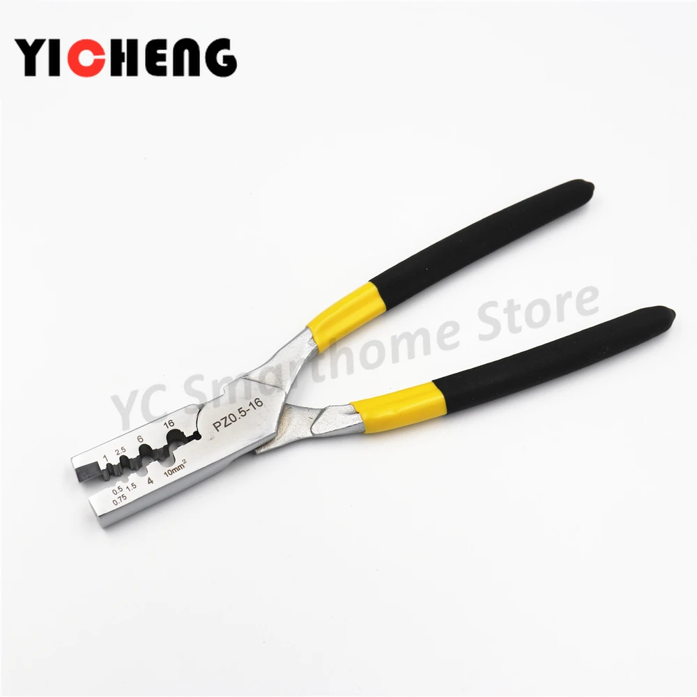 Tool PZ0.5-16/PZ10-35German small crimping pliers PZ0.5-16mm2/PZ10-35mm2 casing type terminal pliers wire stripper
