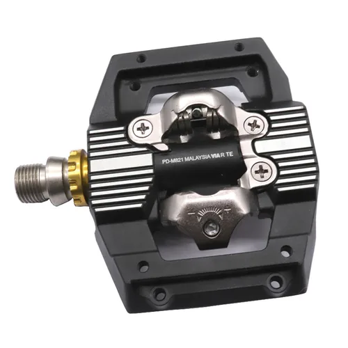 Imagen 2 del producto SHIMANO SAINT PD M821 SPD Pedal XC/DH Downhill Enduro SPD Pedales de bicicleta de montaña incluyen SM-SH51 Tacos espaciadores Caja original