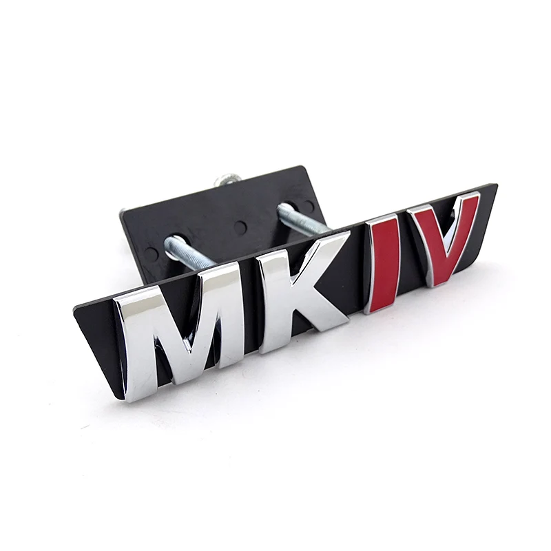 3D black MKIV MK4 rear car Emblem and rear truck Chrome Red Badge Car Sticker for VW Golf Jetta 1999-05