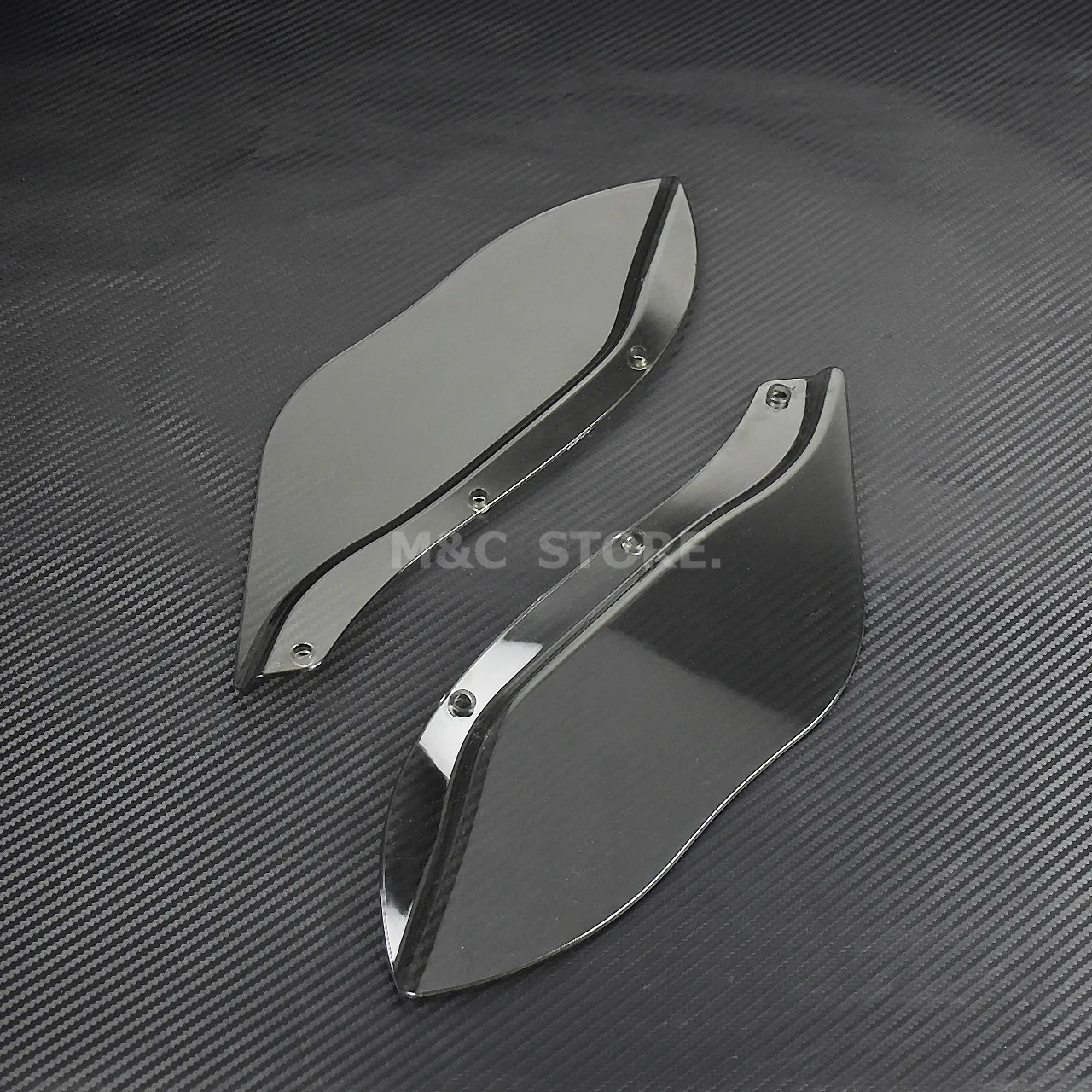 Motorcycle Batwing Air Deflector Fairing Side Windshield Plastic For Harley Touring Street Glide Road King Electra FLHX  96-2013