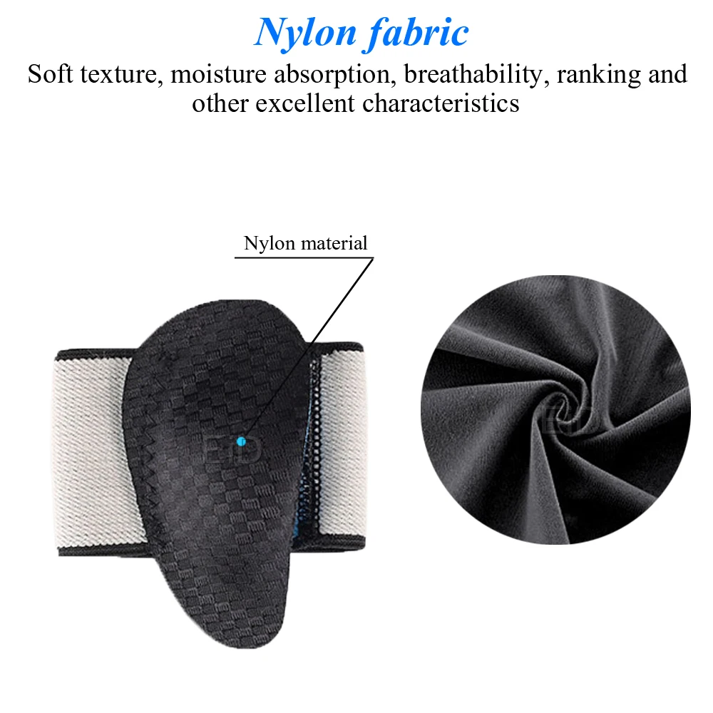 Insole Orthotic Pad Arch Support 2.3CM For Women Men Correction Flat Foot X/O Type Leg Shoe Cushion Insert Orthopedic Half Pad