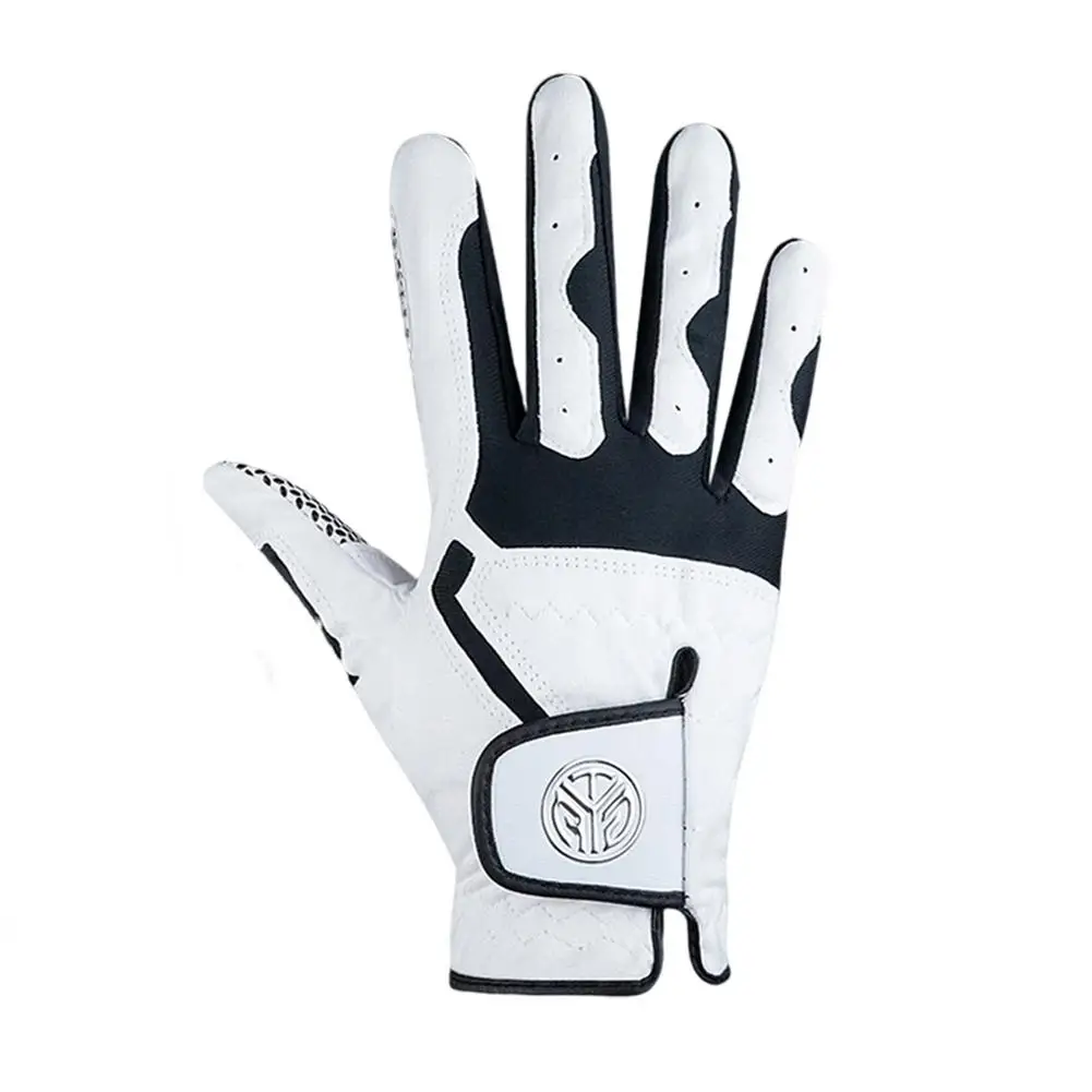 Golf Gloves Male Left/Right Hand Breathable Golf Glove Microfiber Non-slip Golf Glove with Slip-resistant Granule Golf Accessory