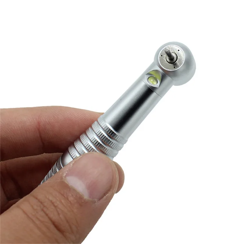 2Holes Dental LED Light E-generator Push Button High Speed Handpiece Air Turbine Triple Water Spray Hand Piece Dentist Tools