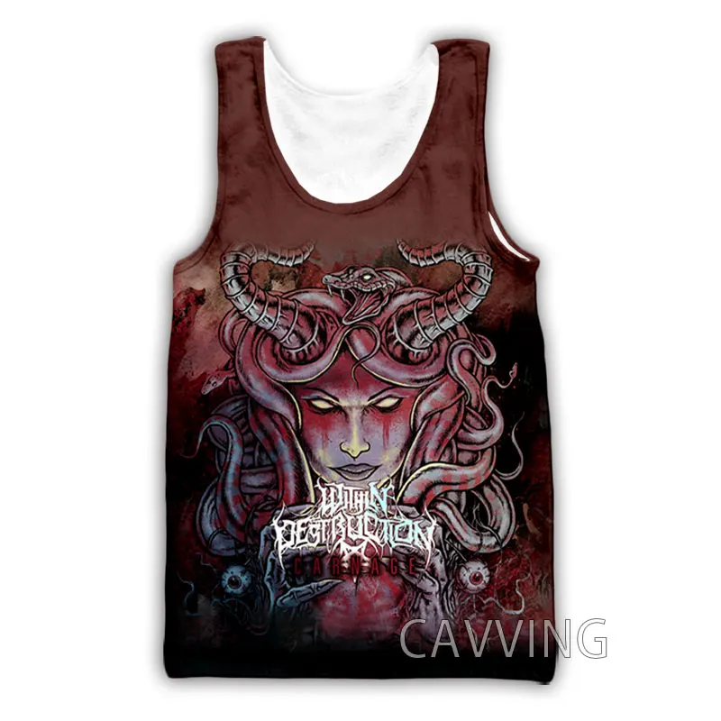 New Fashion Women/Men's 3D Print  Within Destruction Band  Tank Tops Harajuku  Vest  Summer Undershirt Shirts Streetwear