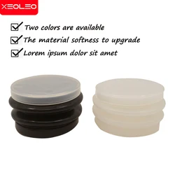 XEOLEO – moulin à café en Silicone, trémie de soufflage d'air pour une poudre de café propre de diamètre 8cm avec couvercle