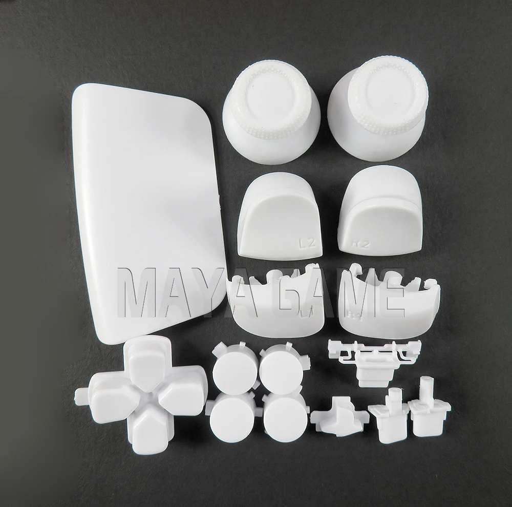 1set For ps5 L1 R1 L2 R2 Trigger Buttons Thumbstick cap for PS5 v1.0 controller full set buttons for ps5 accessories