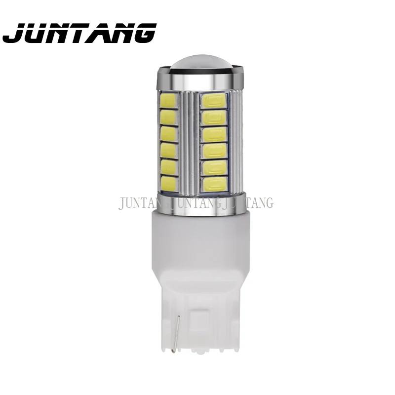 5pcs led lamp beads LED car headlight reversing light 5730 5630 33led SMD T20 7440 7443 turn signal brake light white yellow red