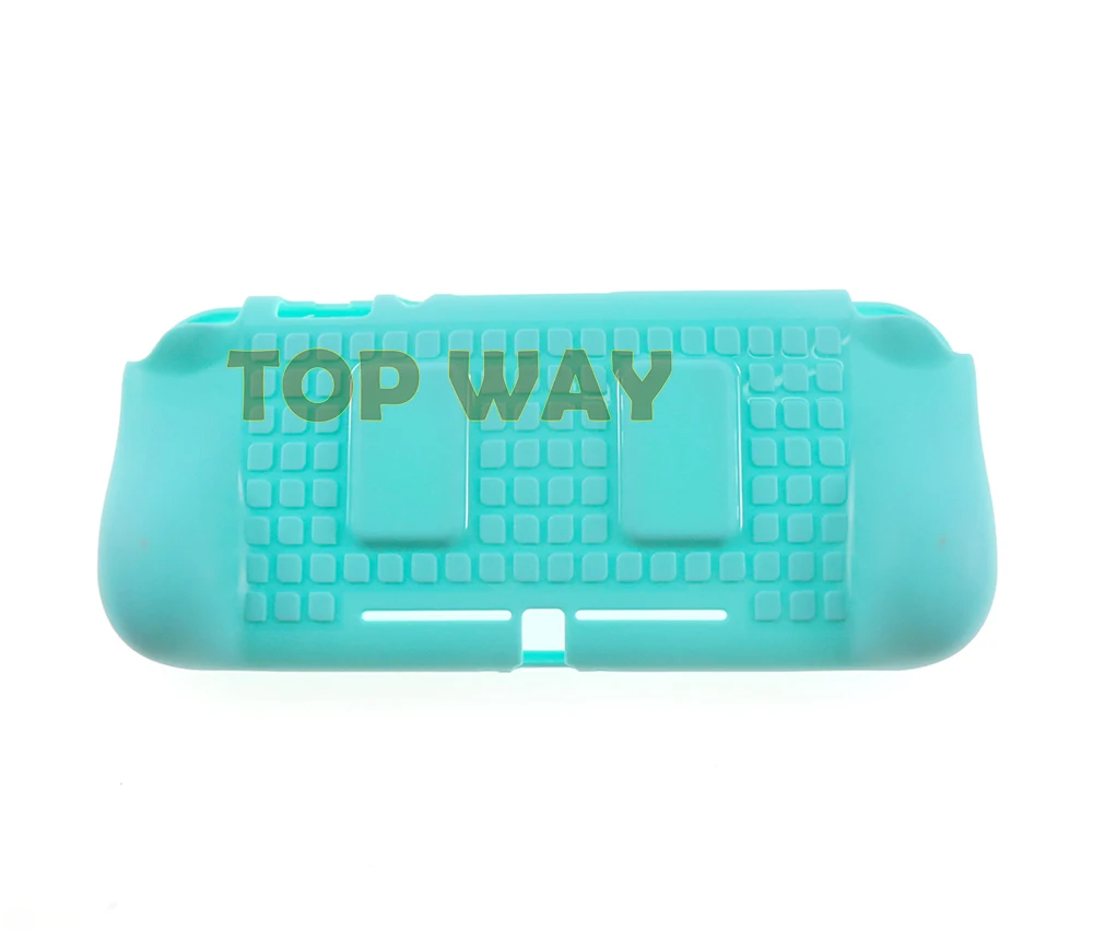 Capa transparente para nintendo switch lite, tpu macio, à prova de queda, capa protetora com espaço para cartão, 1 peça