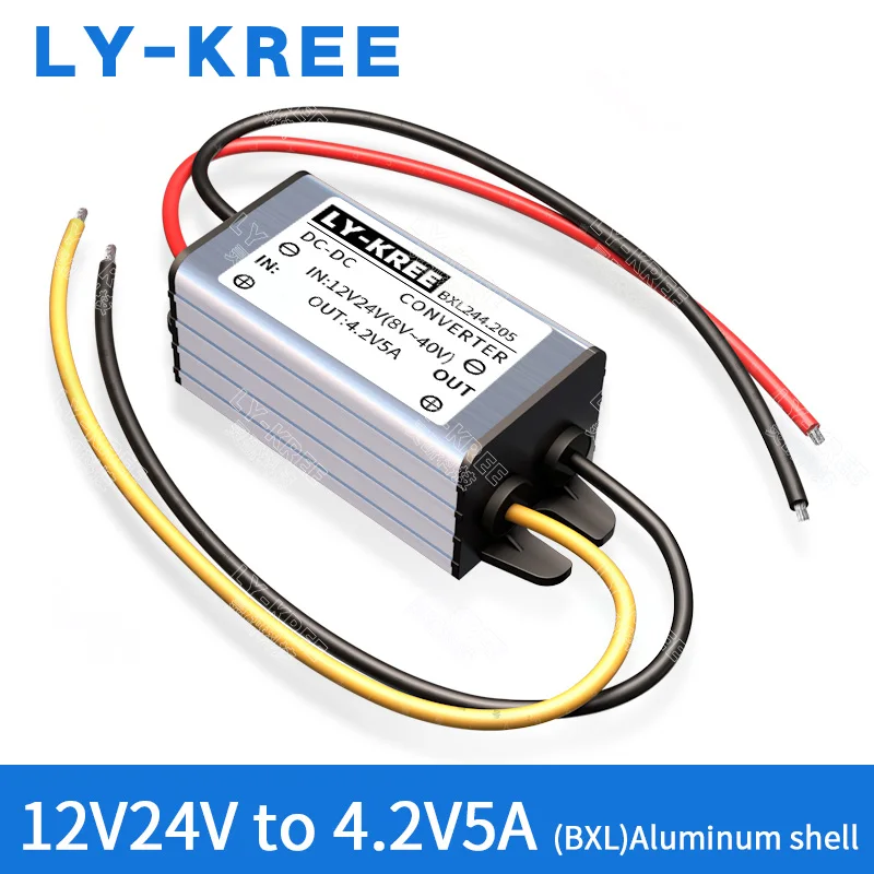 LY-KREE 12V24V to 4.2V  Buck Module Converter DC Transformer Power Adapter Inverter Voltage Transformer