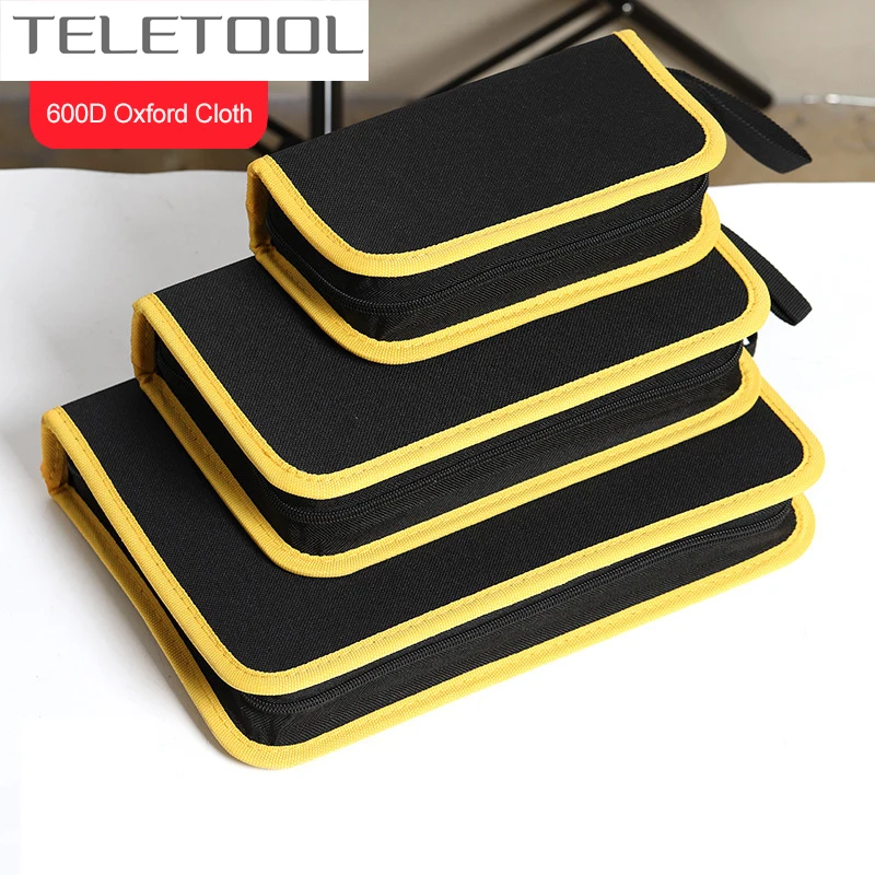 Oxford Canvas Túi Đựng Dụng Cụ 3 Size S M L Phần Cứng Cờ Lê Kìm Cờ Lê Dây Kéo Dụng Cụ Sửa Chữa Túi Dụng Túi Bảo Quản túi Xách Tay