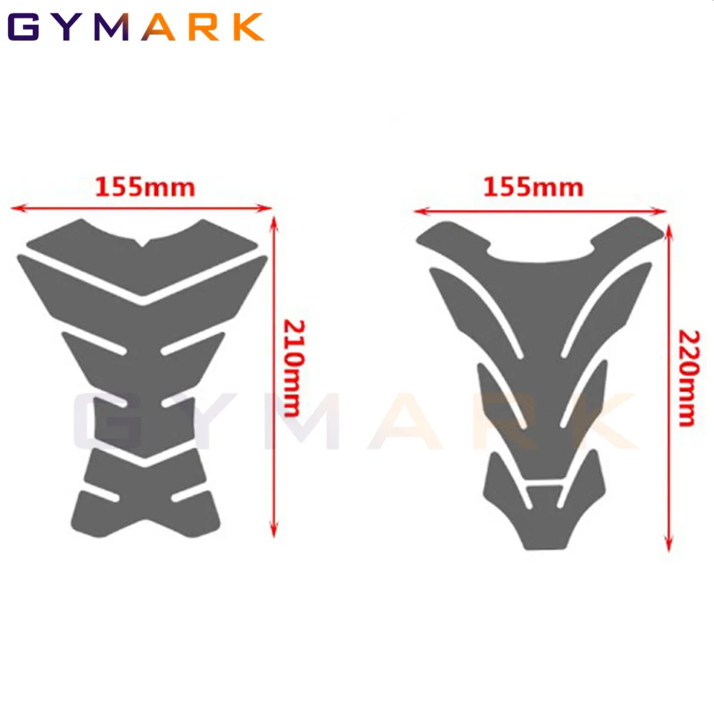 For YAMAHA FZ6 FZ6N Motorcycle Accessories 3D Carbon Fiber Fuel Tank Pad Protection Sticker Fuel Tank Decal