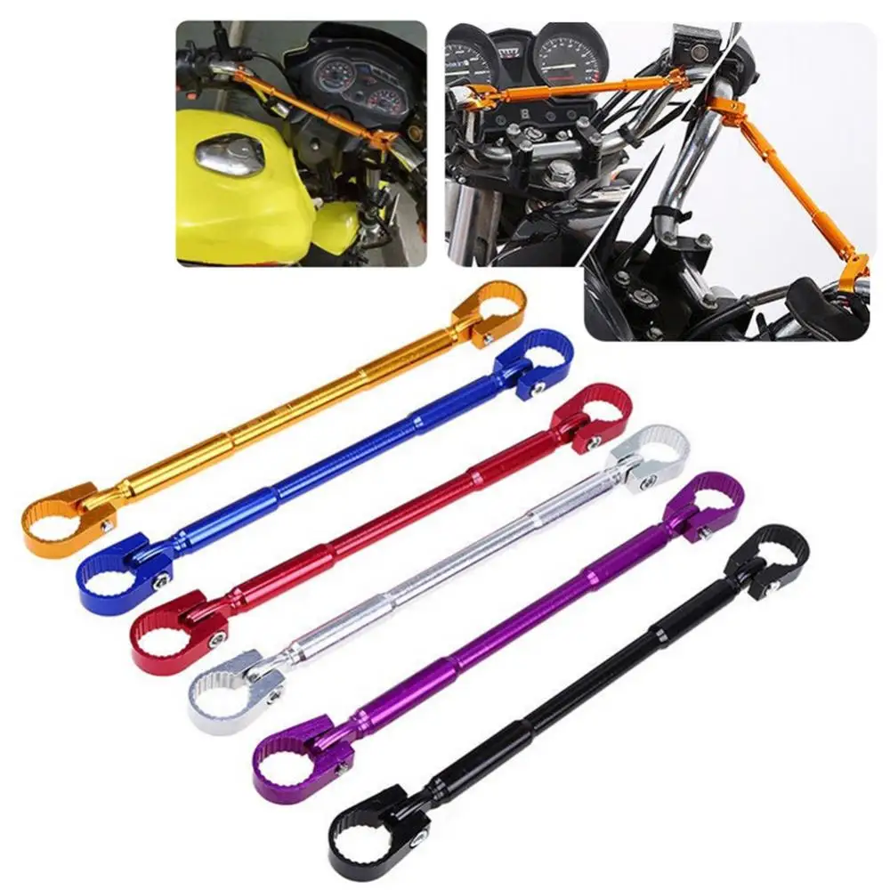 Handle Bar Motorcycle Handlebar Adjustable Modified 22mm Alloy Aluminum Brace Crossbar Strengthen Clamp Balance Beam Cross