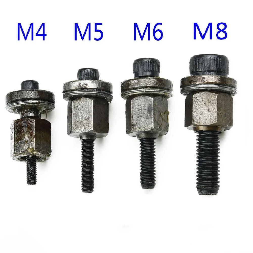 1/3/4pcs Hand Rivet Nut Head Nuts Set Rivnut Mandrel Tool M3-M4- M5- M6, M4-M5- M6-M8, M5- M6-M8-M10 For Manual Riveter Tools