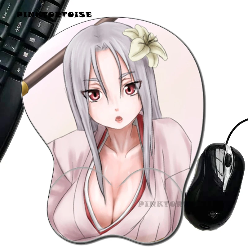 

PINKTORTOISE mousepad Anime isayama mei environmental Silicon anime 3D mousepad chest Mouse Pad Ergonomic MousePad mat