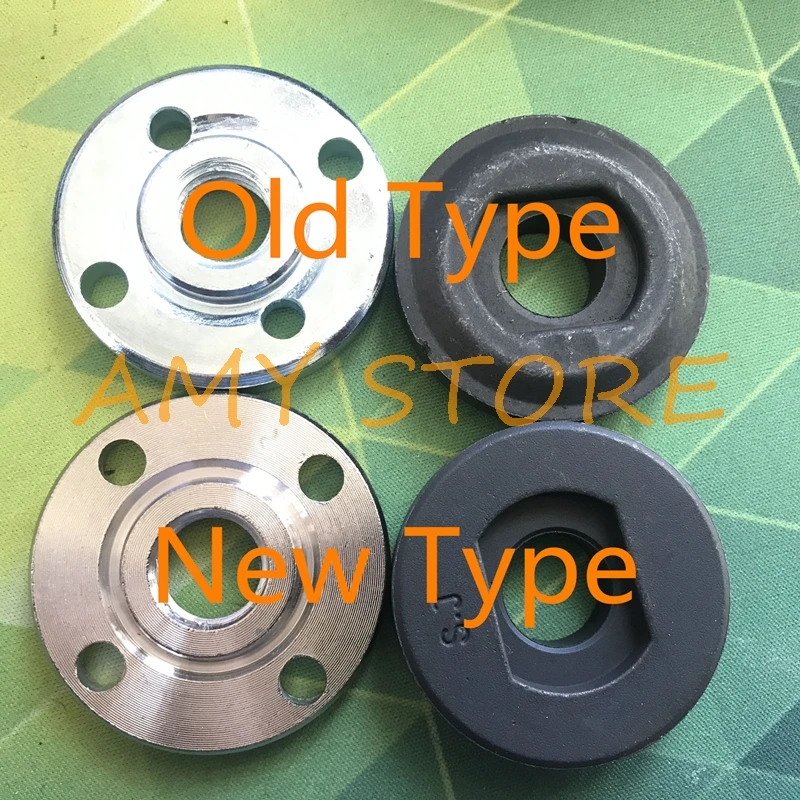 One Set(2pcs) Angle Grinder Spare Part Round Clamp Inner Outer Flange for Bosch GWS20-180 125 150