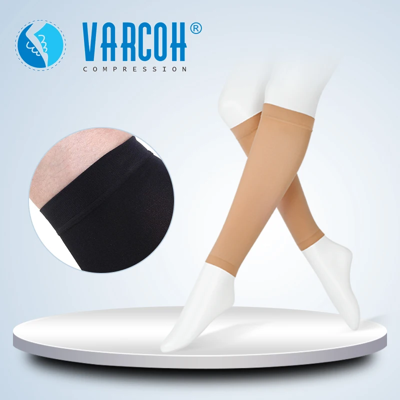 Calf Compression Socks Sleeve 30-40 mmHg Hosiery Support Hose Medical Varicose Veins Women Men Treatment Surgery,Edema,Nursing