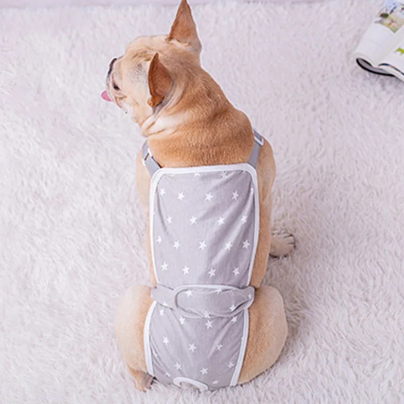 Pet Dog Physiological Pants Diaper Sanitary Washable Female Dog Teddy Corgi French Bulldog Panties Shorts Underwear Puppy Briefs