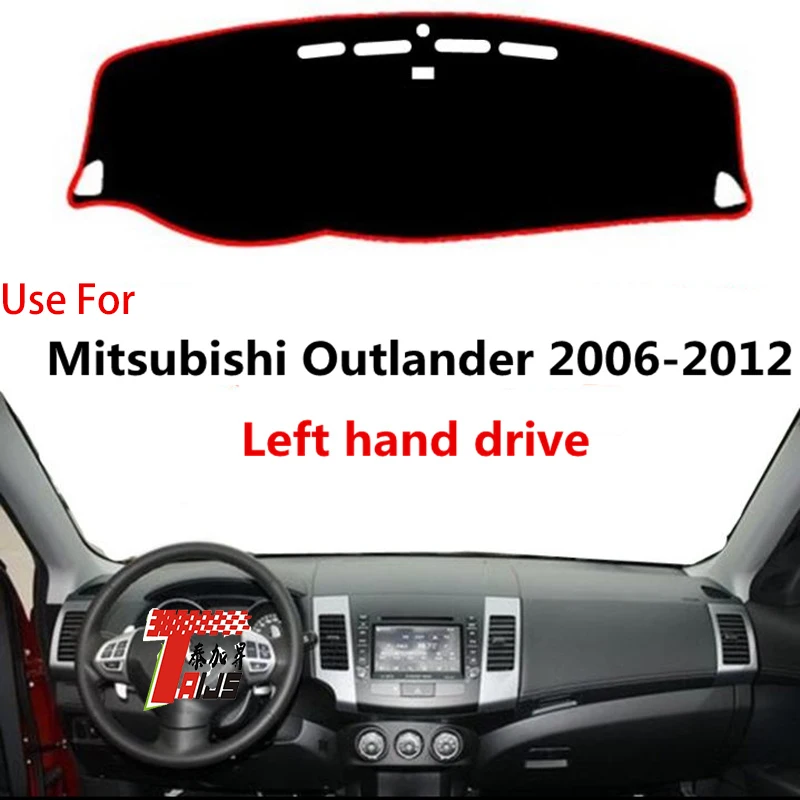 TAIJS Factory Casual Polyester Fibre Car Dashboard Cover For Mitsubishi Outlander 2006 2007 2008 09 10 2011 2012 Left Hand drive