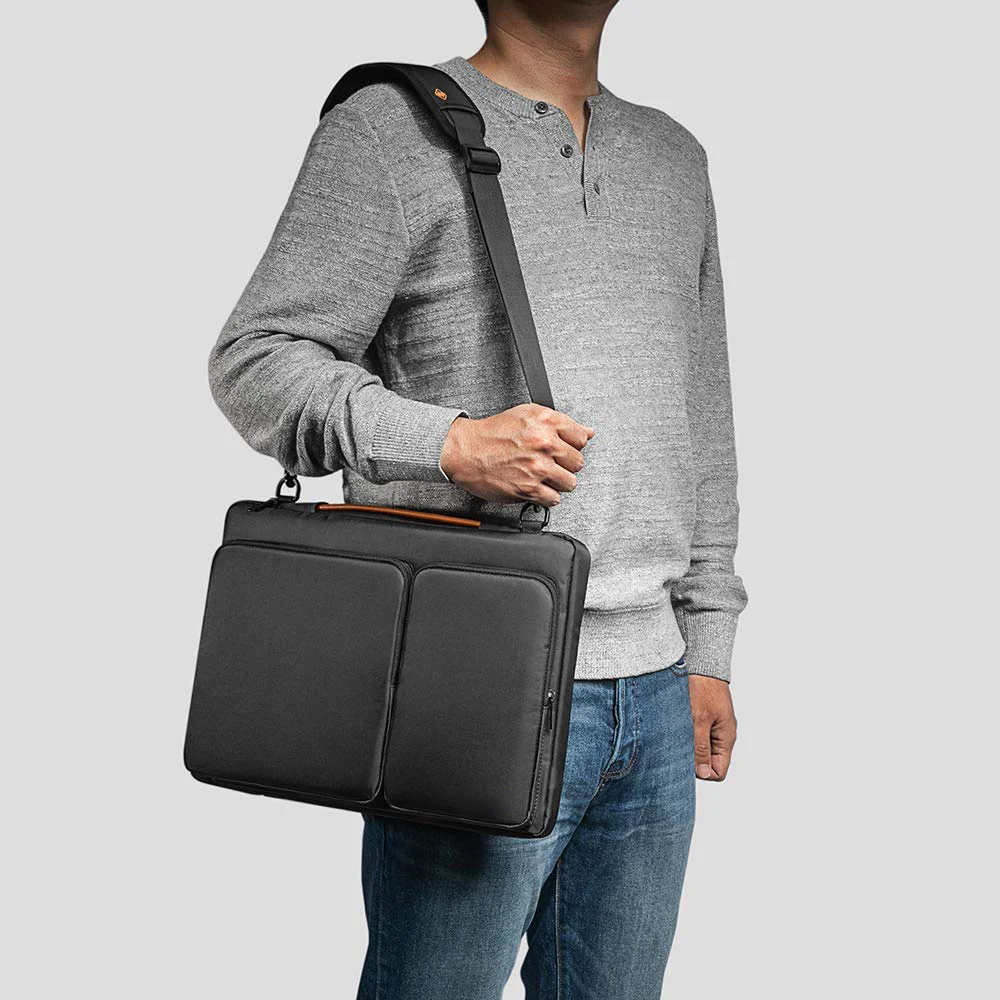 휴대용 방수 노트북 핸드백, 맥북 에어 프로용 숄더백, 여행 휴대용 케이스, 13 인치 13.3 인치 14 인치 15.4 인치 15.6 인치