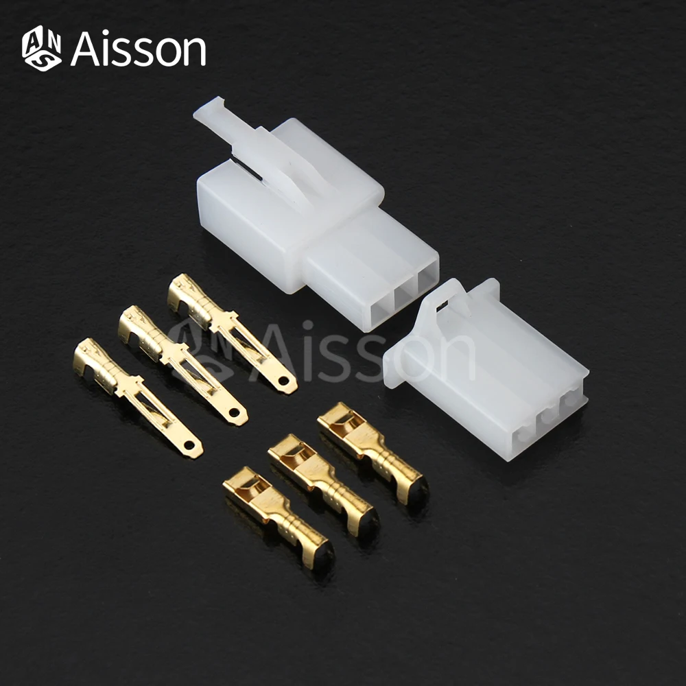 10 Sets 2.8mm connector1/2/3/4/6 Pin Electrical Wire Connector Male Female Cable Terminal Plug Kits Cars Motorcycles