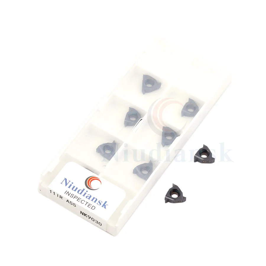 11ER A55 11ER A60 NK9030 utensile per tornio CNC 11IR A55 NK9030 11IR A60 NK9030 inserti in metallo duro per utensili da tornitura, per acciaio inossidabile