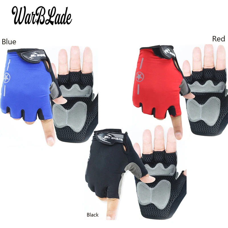 WarBLade 2019 New Men Women Weight Lifting Gloves Sports Body Building Training Fitness Workout Wrist Wrap Half Finger Mittens