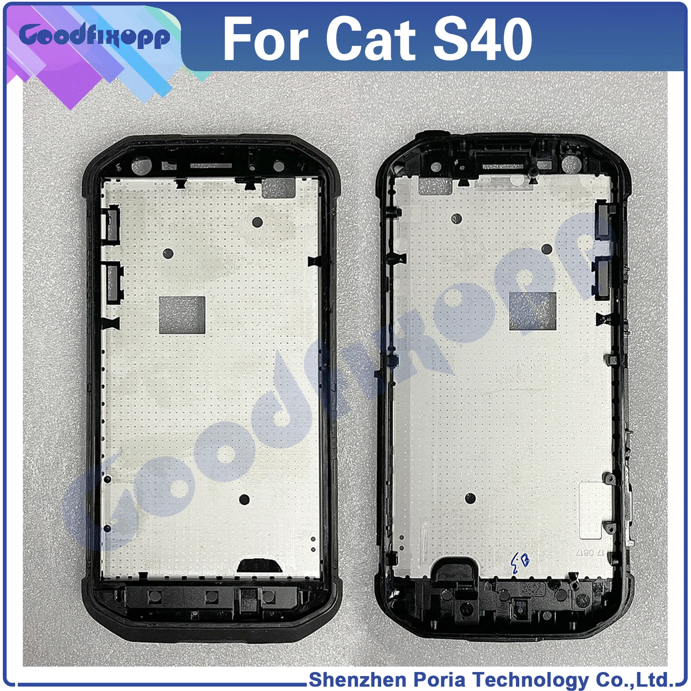 For Cat S40 LCD Frame Housing Board Faceplate Bezel Media Case Front Frame Screen Frame Middle Bezel Of The Frame