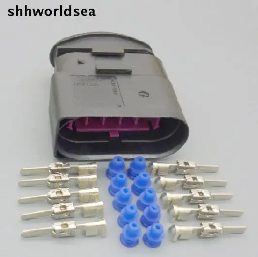 

worldgolden 5/30/100sets 3.5mm ELECTRICAL PLUG case for AUDI A6 C5 3.0 2003 for VW,Seat, for Skoda 1J0973835 1J0 973 835