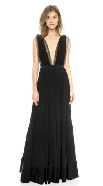 Gratis Verzending Robe Sur Mesure Zwarte Lange V-hals 2020 Nieuwe Mode Sexy Backless Chiffon Formele Vrouwen Bespoke Gelegenheid Jurken