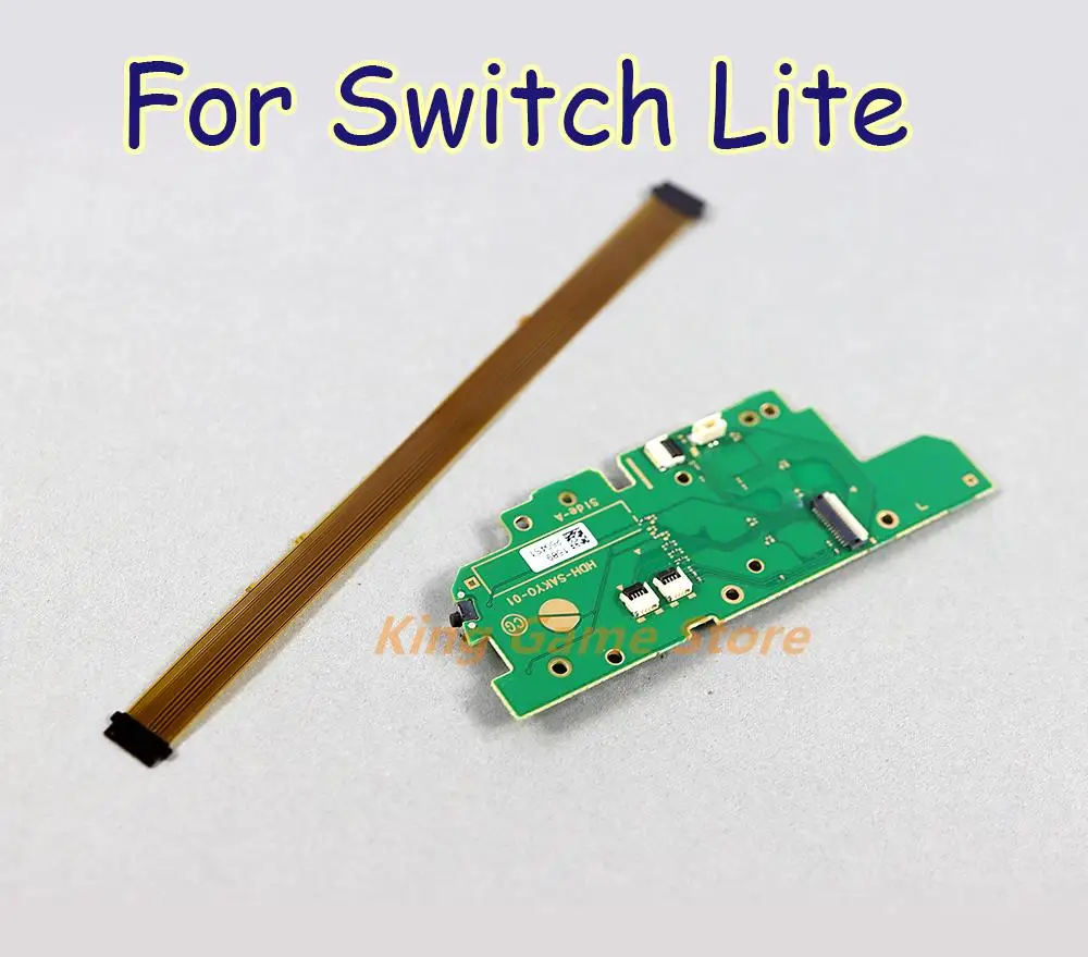 Original Power Switch direction pcb board with left ribbon cable For Nintend Switch Lite L button board keyboard circuit board