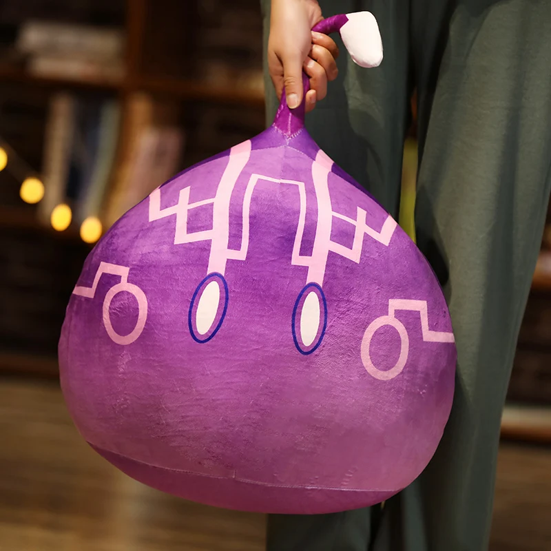 1 Stück 35/45 cm Genshin Impact Plüsch Schleim Kissen Spielzeug Genshin Impact Elemental Schleim Plüschkissen Gefüllte weiche Plüschpuppen – Detail 8