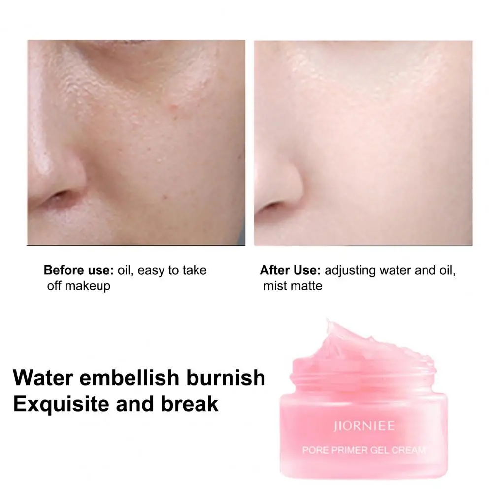 30g Pore Cream Non-Floating Shrink Pores Natural Extract Pre-Makeup Delicate Skin Concealer Invisible Gel Matte Foundation