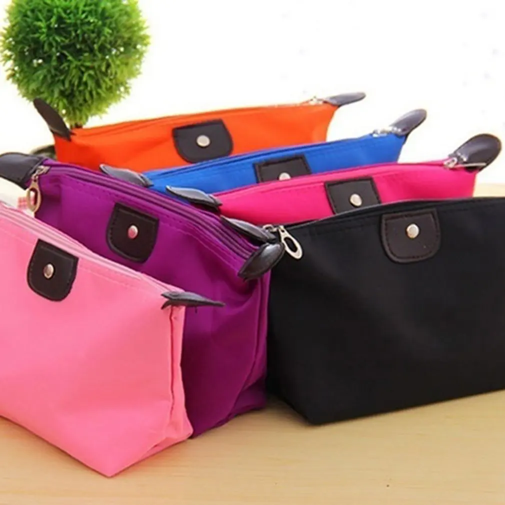 11 цветов, Женская косметическая сумка, чехол для макияжа, сумка-тоут, органайзер для туалетных принадлежностей, уличная дорожная Повседневная сумка для хранения