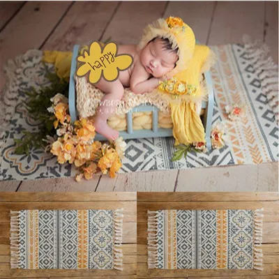 Newborn Photography Props Wrap Baby Blanket Photography Backdrop Photography  Carpet Accessories