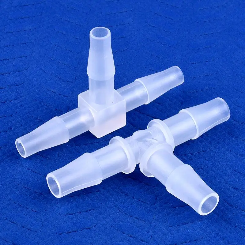 5~200pcs 1.6~15.8mm Plastic Tee Connectors Aquarium Fish Tank Adapter Air Pump Hose Pagoda Joints Irrigation System Pipe Joint