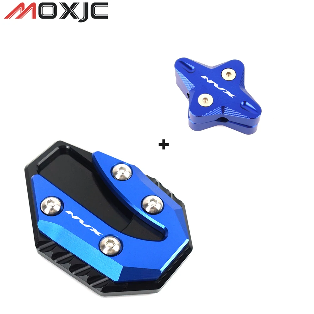 

Side Stand Pad Plate Kickstand Enlarger Support Extension & Kickstand Side Auxiliary for YAMAHA Nvx 155 NVX155 2015-2021