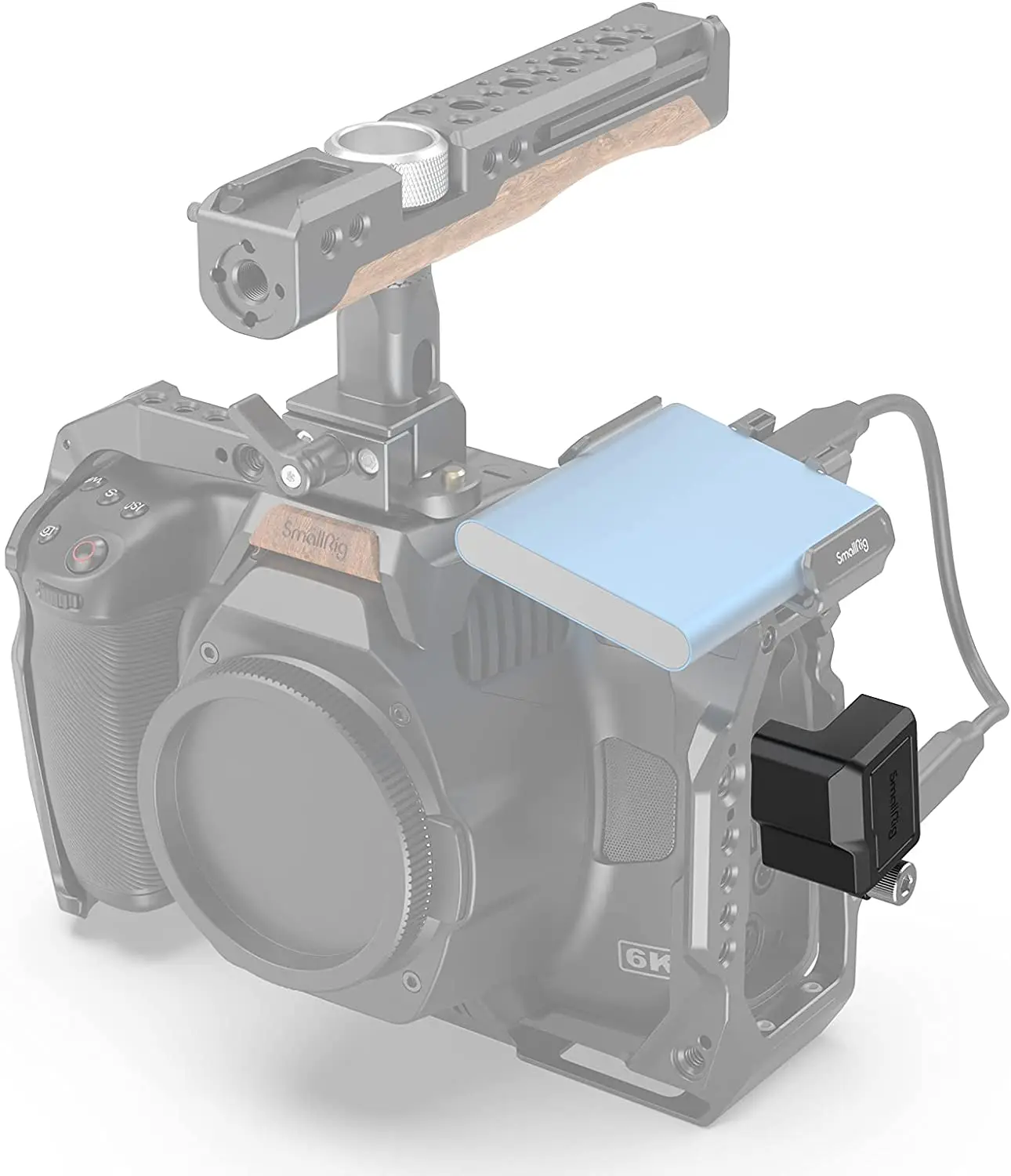 SmallRig HDMI & USB-C Right-Angle Adapter for BMPCC 6K Pro 3289 Dedicated for BMPCC 6K Pro cage 3270