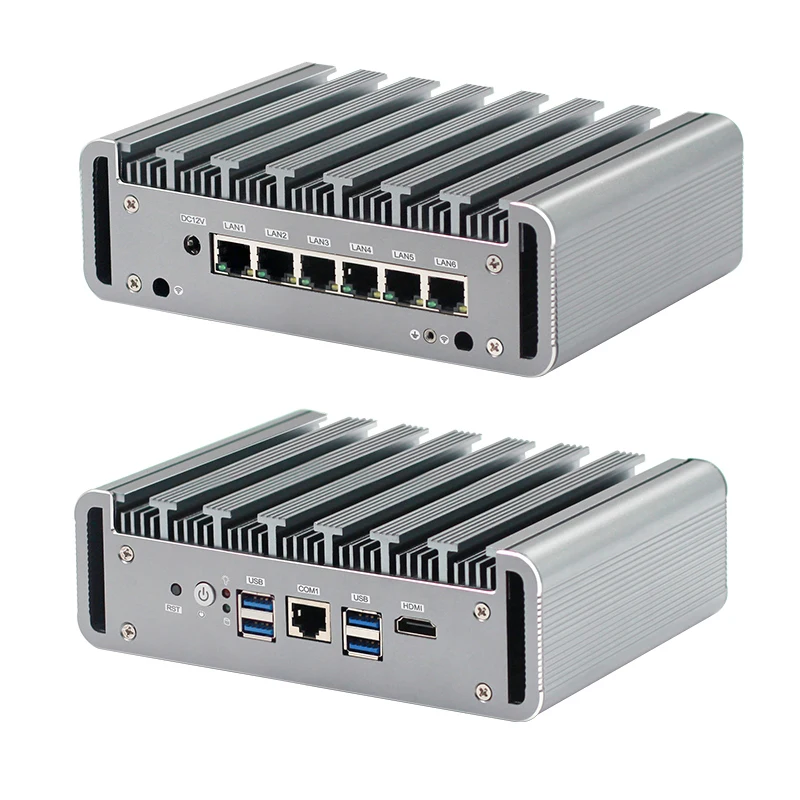 Firewall Pfsense Intel I5-1135G7 I7-1165G7 I211AT 6LAN RJ45 COM 4 * USB HD Tanpa Kipas Mini PC AES-NI Router Memutuskan Gateway