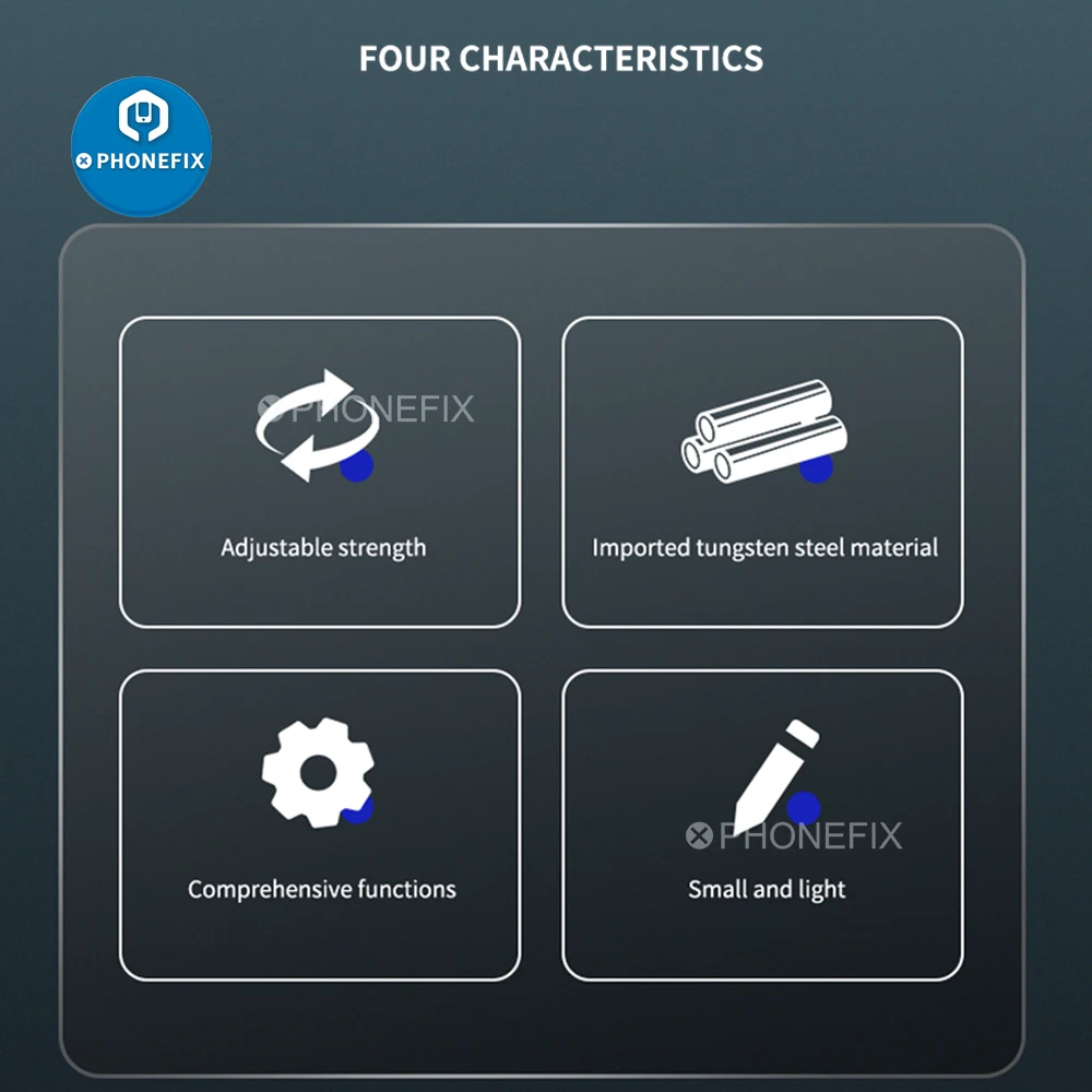 Mechanic IRock 5 Boulder Breaking Pen für iPhone, Android-Handys, HUAWEI Rückabdeckungsglas, Reparatur bei zerbrochenen Linsenmodulen – Detail 5