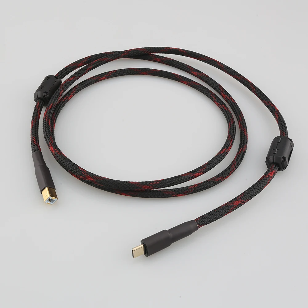 Hifi Usb C Naar B Kabel Usb Type C Naar B Audio Datakabel 5N Dac Otg Macbook Pro Mobiele telefoon Thunderbolt Dac Kabel