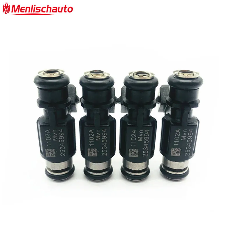 4PCS Fuel Injectors 25345994 For Gre-at Wall HOV-ER CUV H3 H5 WINGLE 3WINGLE5 V240 V200 4G63 4G64 4G69 Petrol Engine