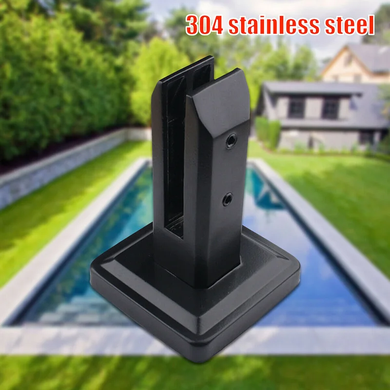 Stainless Steel Spigots Glass Clamp For Frameless Glass Pool Fence Panels Shelf Bracket Shower System Bathroom Accessories