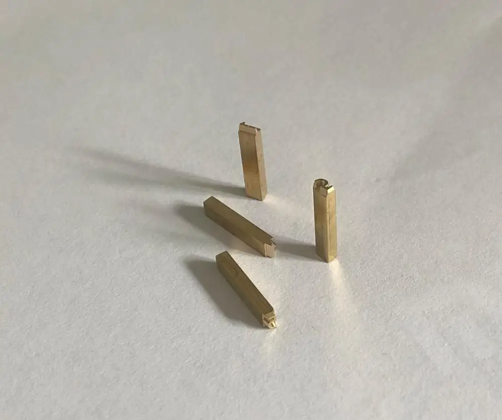 코딩 기계 글자 스탬프 황동 유연한 글자 숫자 알파벳 글꼴, HP-241 DY-8 날짜 코드 기계용, 2x3, 2x4x15mm, 120 개
