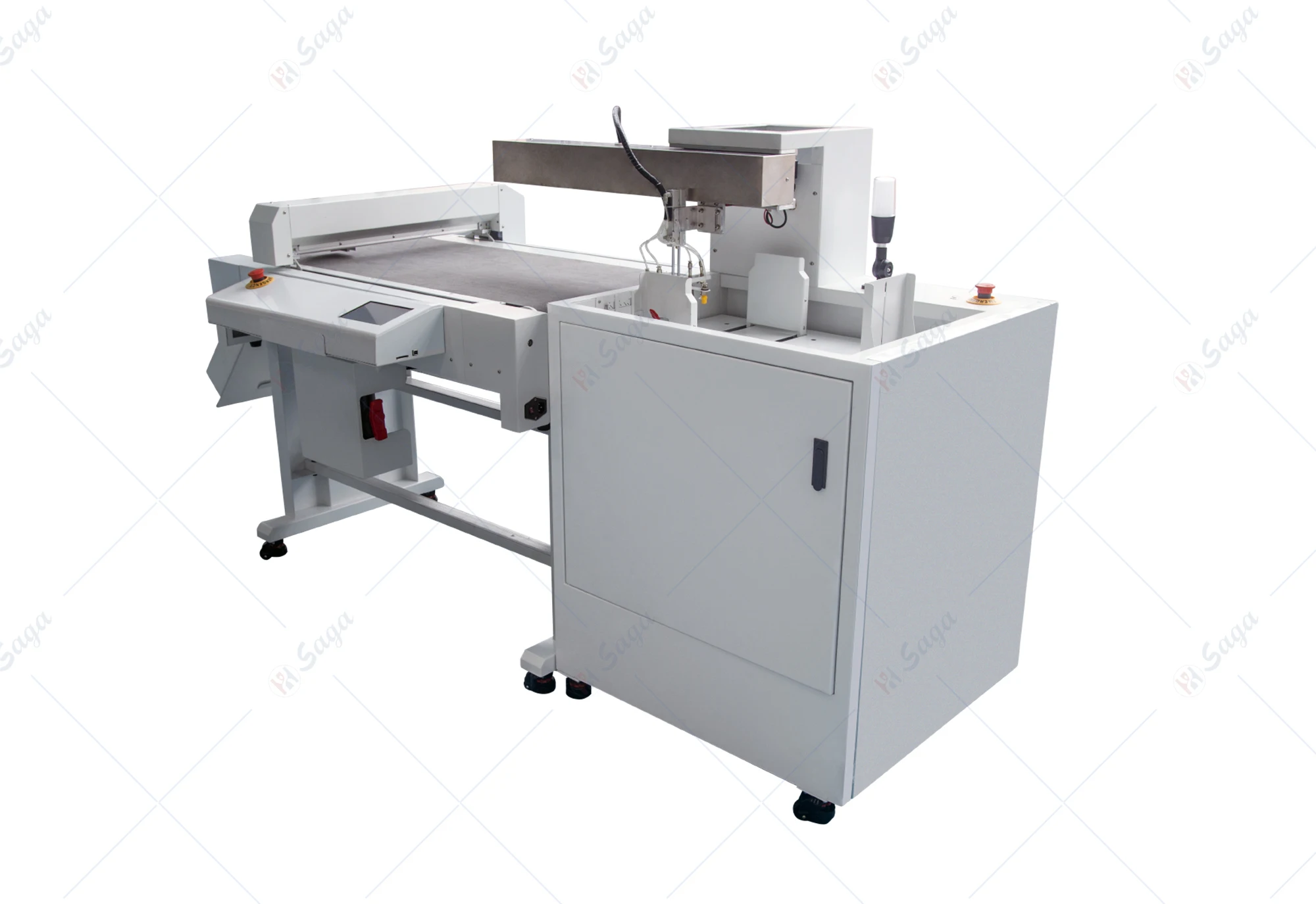 Sensor CCD Pemotong Flatbed Pengumpanan Otomatis Baru